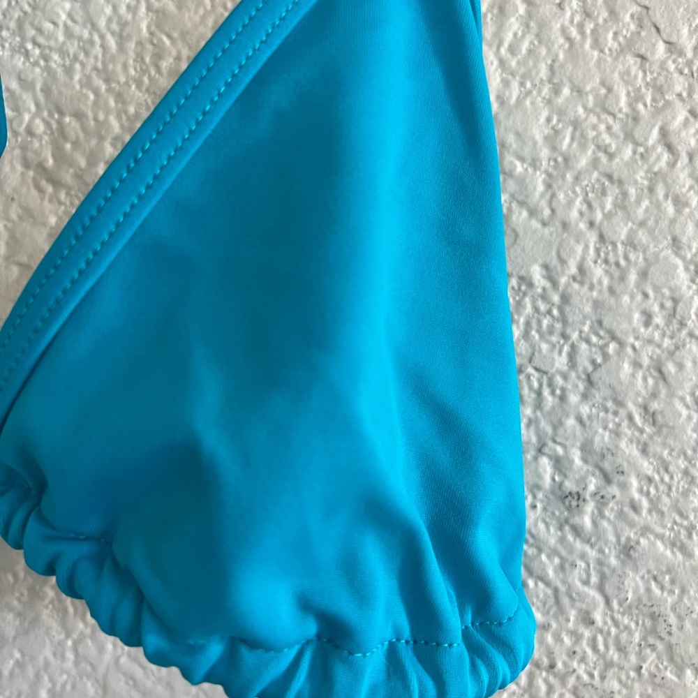 Victoria’s Secret Teal Triangle String Bikini - image 3